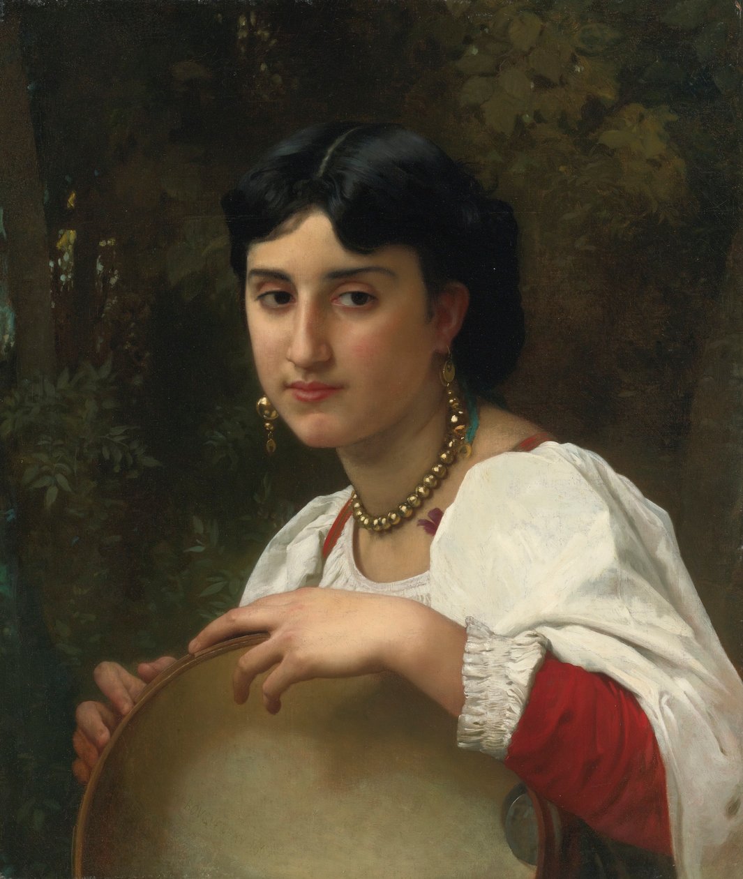włoski tamburyn autorstwa William Adolphe Bouguereau