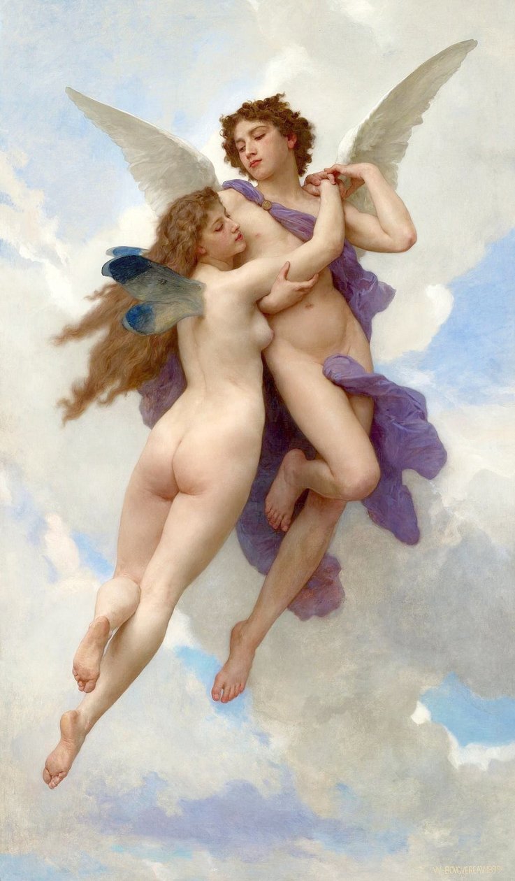 Lemour i Psych autorstwa William Adolphe Bouguereau