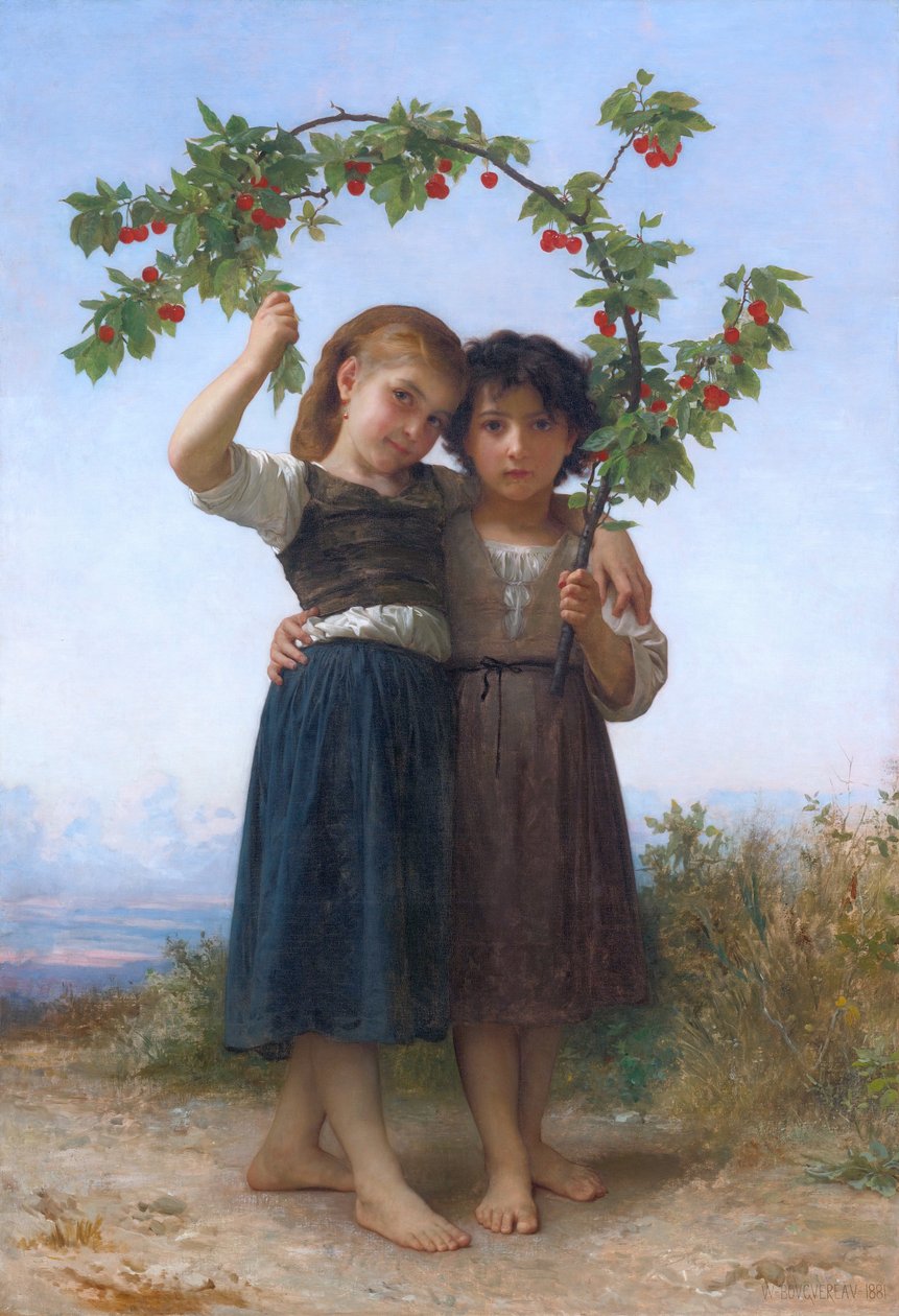 Gałązka Wiśni autorstwa William Adolphe Bouguereau