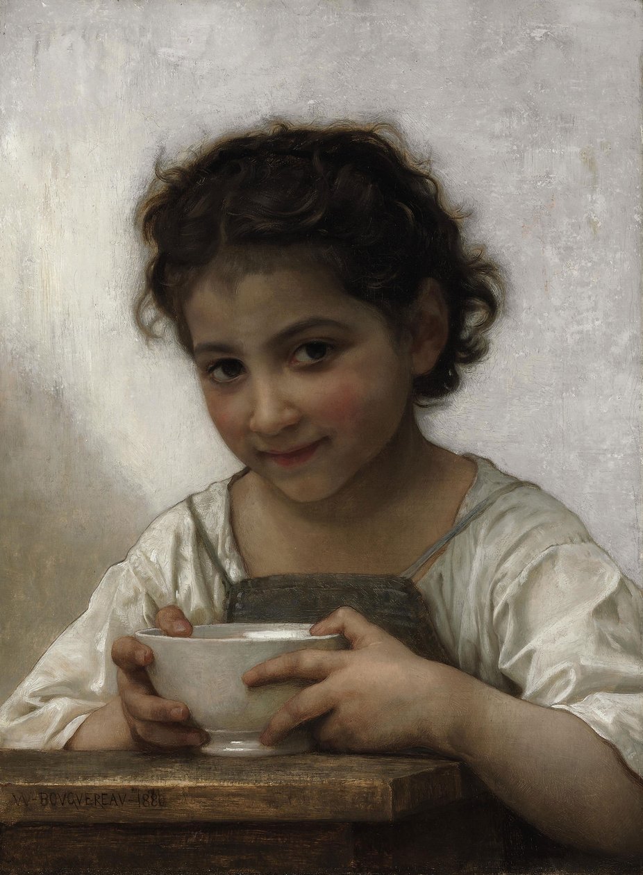 Zupa mleczna autorstwa William Adolphe Bouguereau