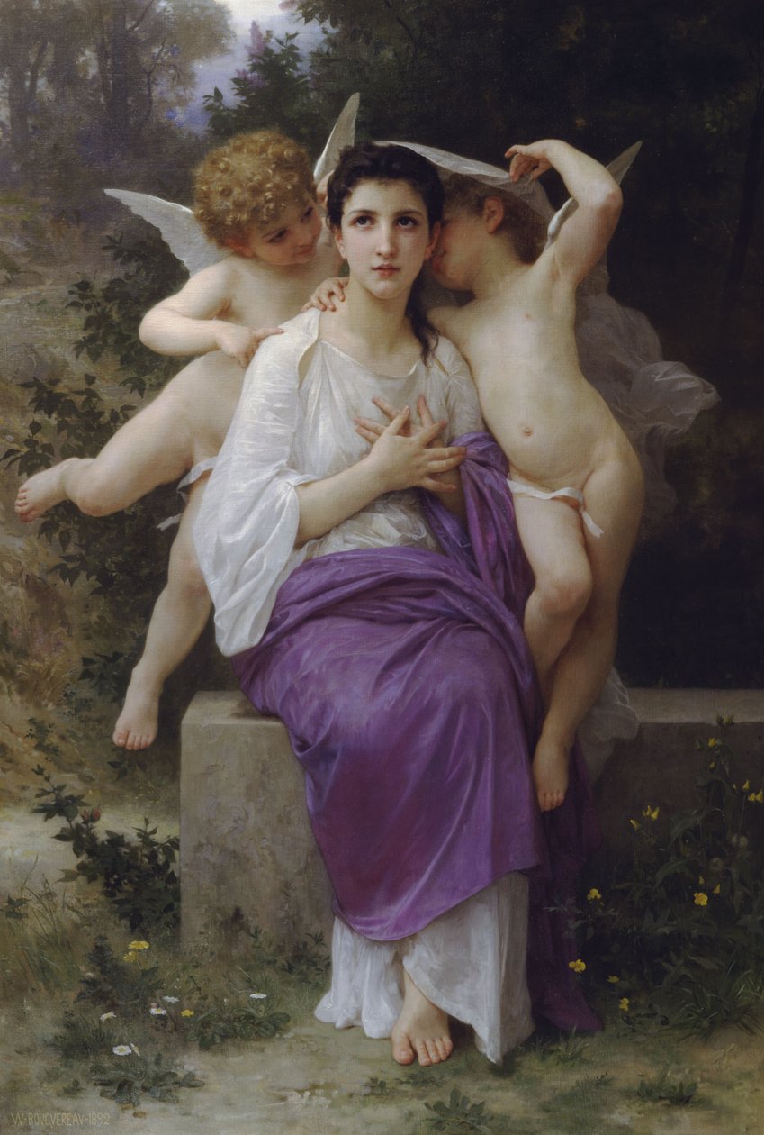 Przebudzenie serca (1892) autorstwa William Adolphe Bouguereau