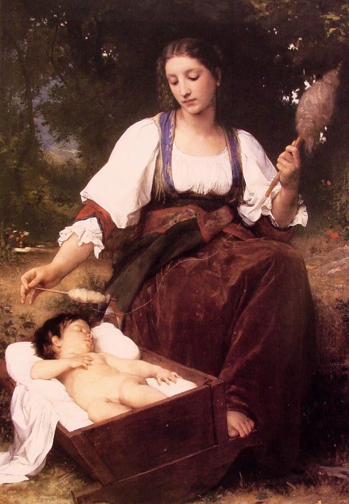 Kołysanka autorstwa William Adolphe Bouguereau