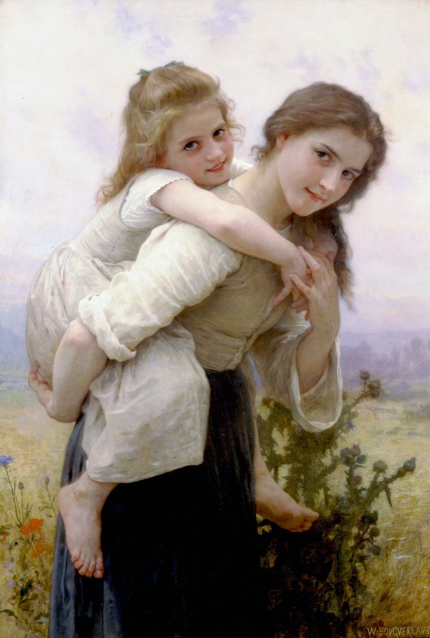 Nie za dużo do noszenia autorstwa William Adolphe Bouguereau