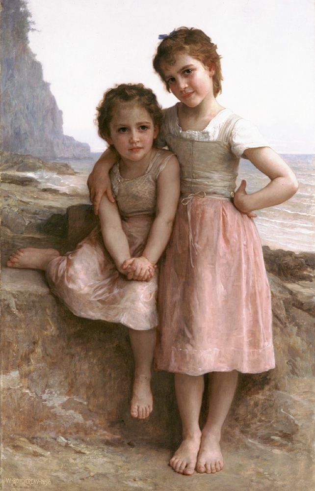 Na Greve autorstwa William Adolphe Bouguereau