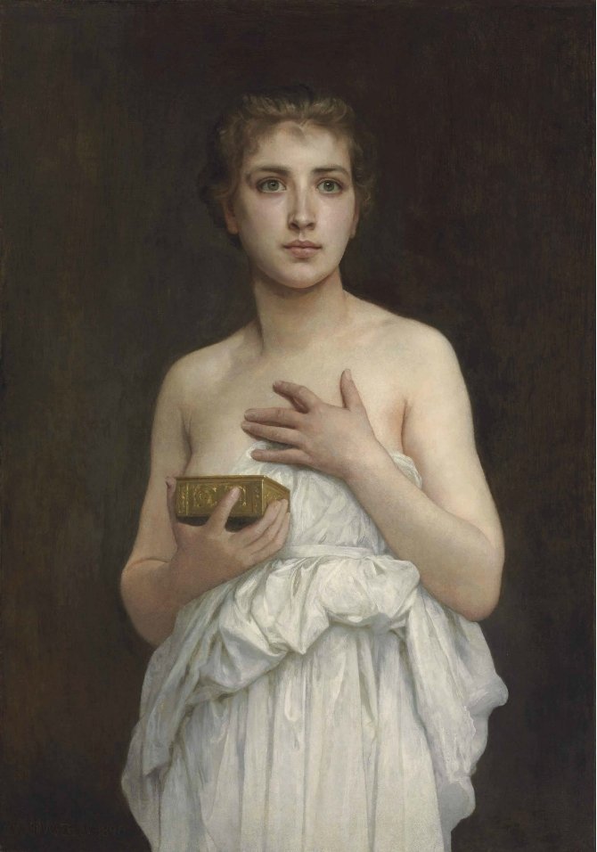 Pandora autorstwa William Adolphe Bouguereau