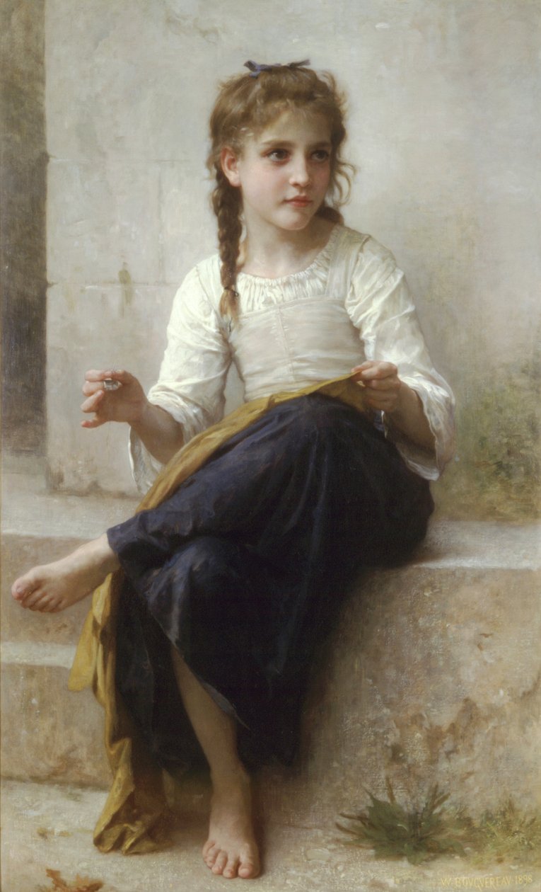 Szycie autorstwa William Adolphe Bouguereau