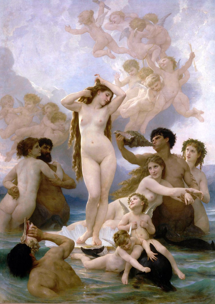 Narodziny Wenus autorstwa William Adolphe Bouguereau