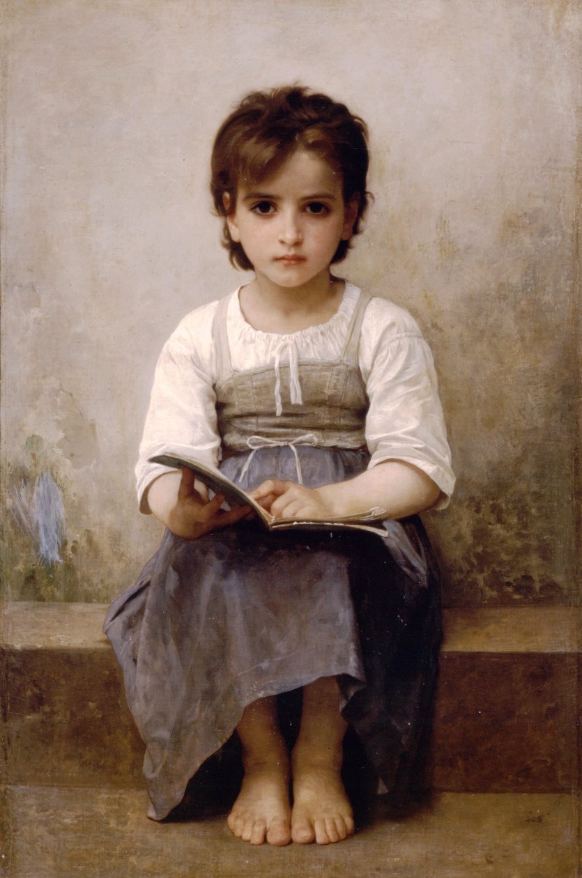 Trudna lekcja autorstwa William Adolphe Bouguereau