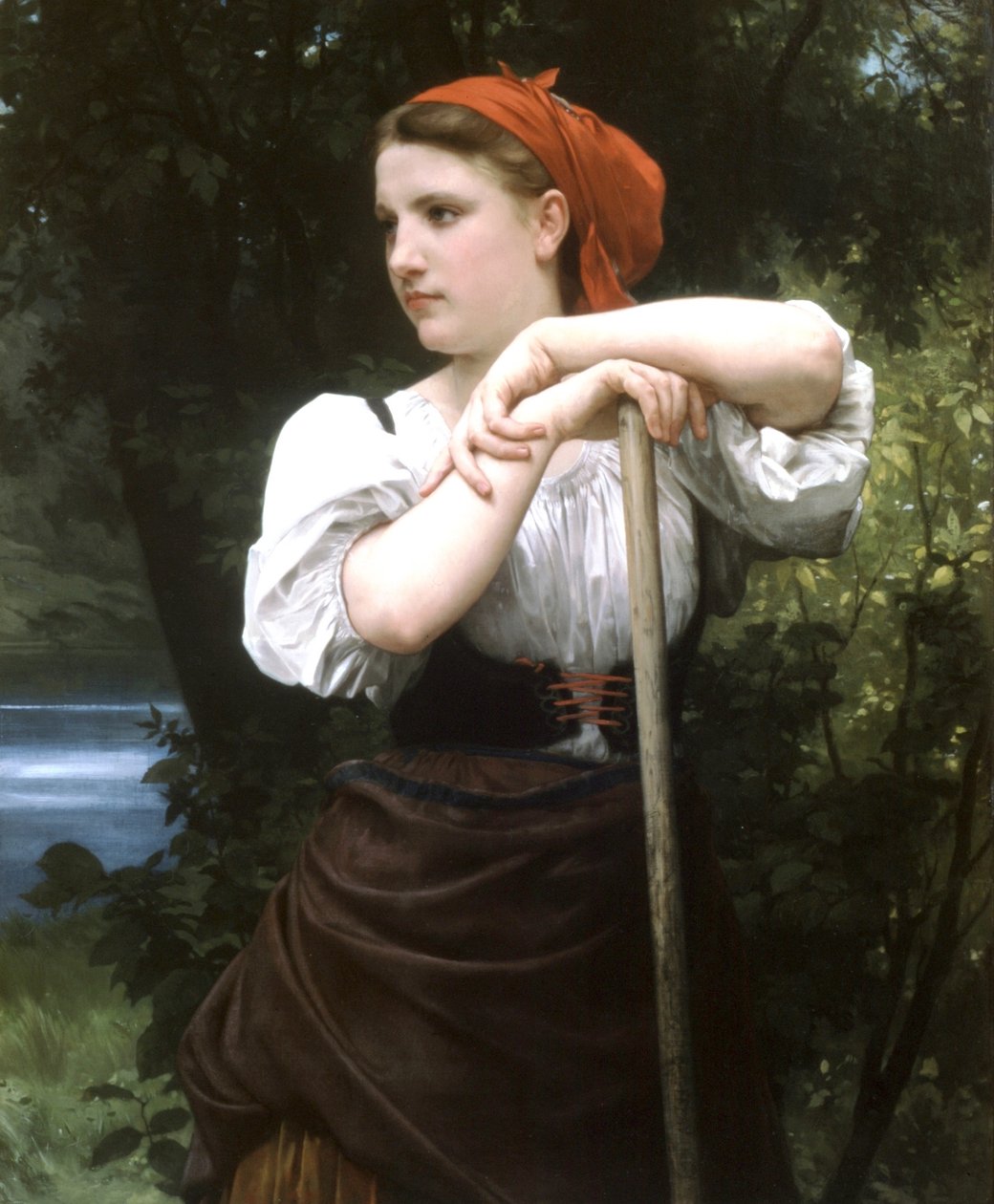 Sianokosarz autorstwa William Adolphe Bouguereau