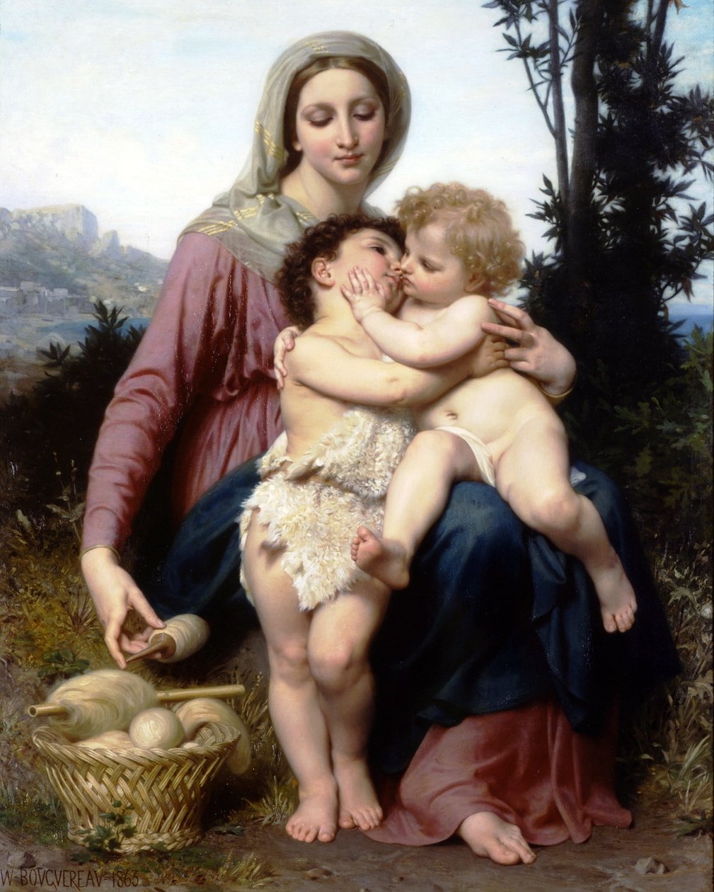 Święta Rodzina autorstwa William Adolphe Bouguereau