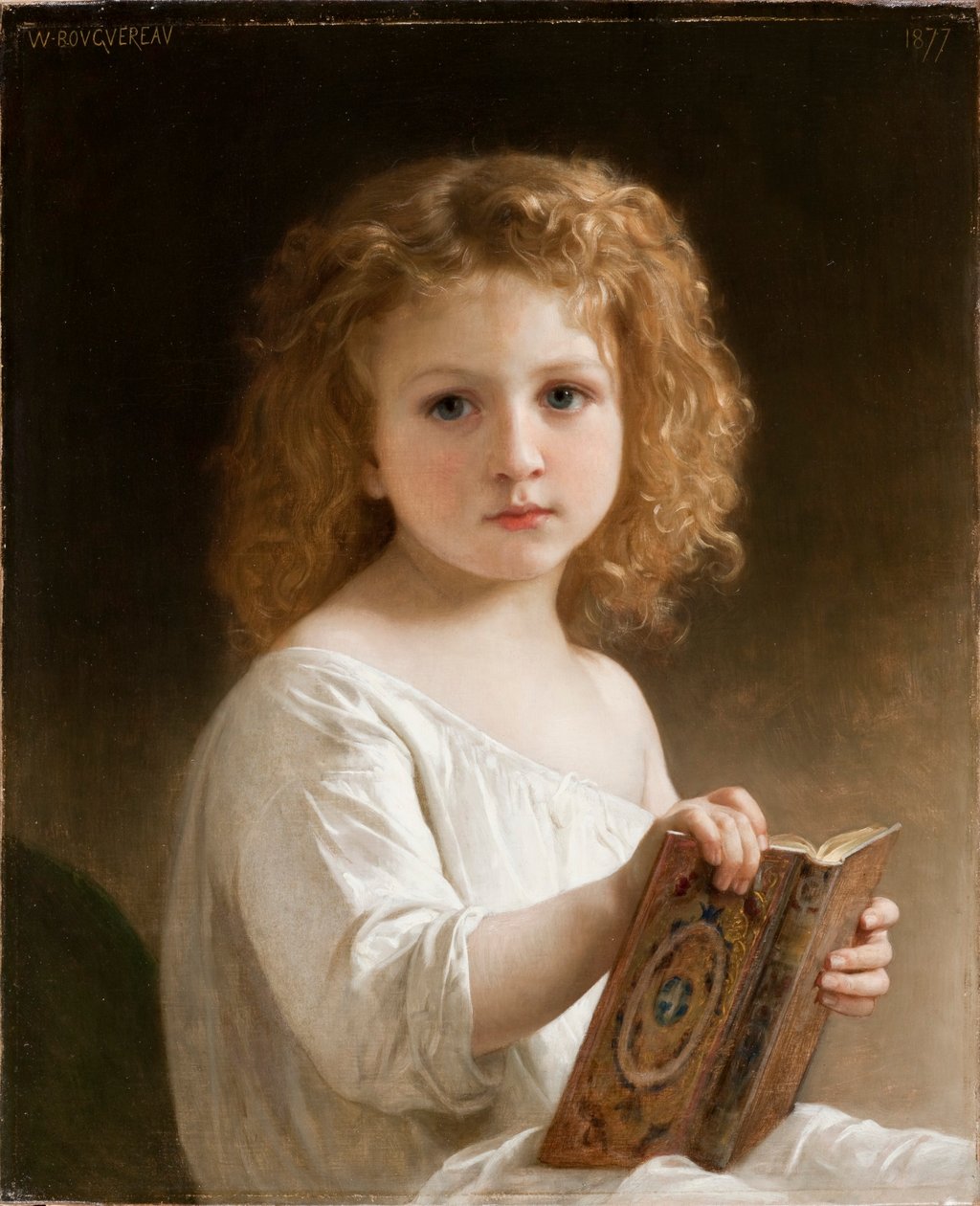 Książka opowieści autorstwa William Adolphe Bouguereau