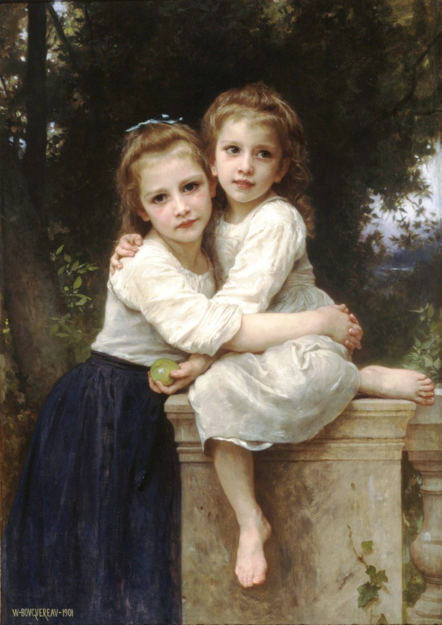 Dwie siostry autorstwa William Adolphe Bouguereau