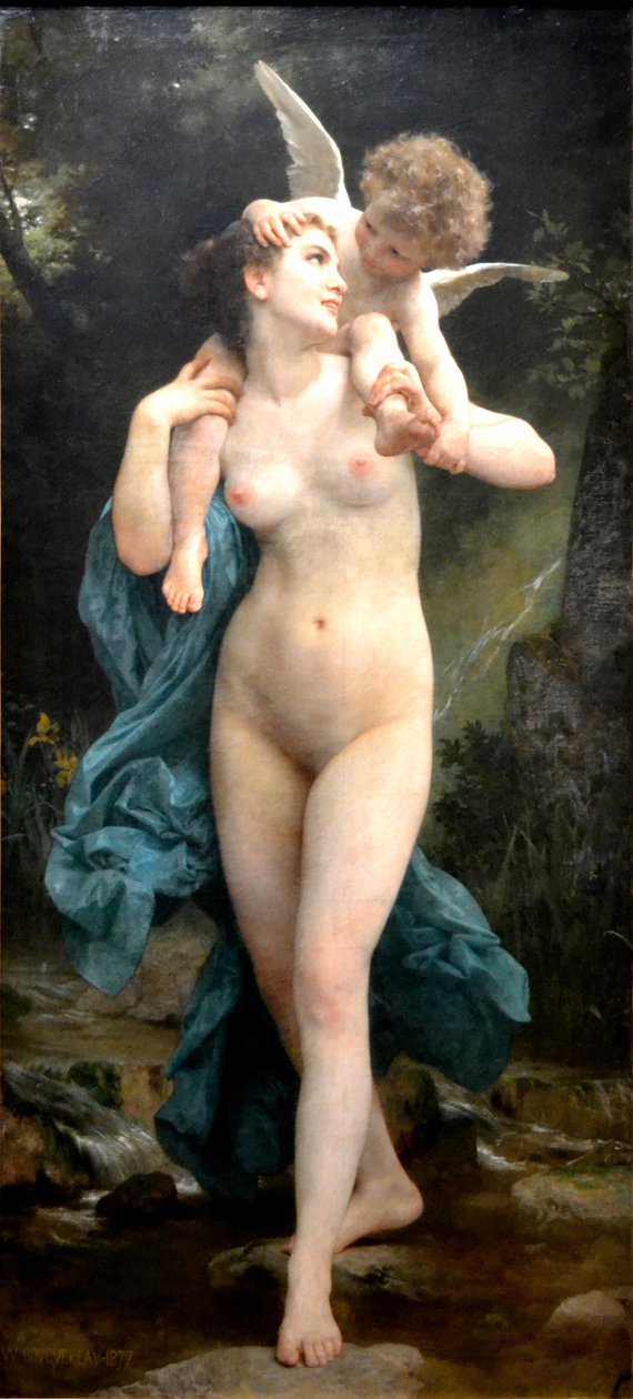 Młodość i miłość autorstwa William Adolphe Bouguereau