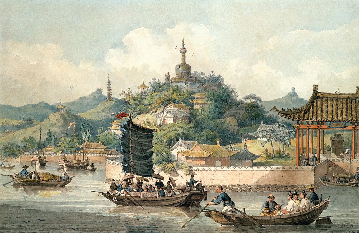 Cesarskie Ogrody Chińskie, Pałac Cesarski, Pekin, 1793 autorstwa William Alexander