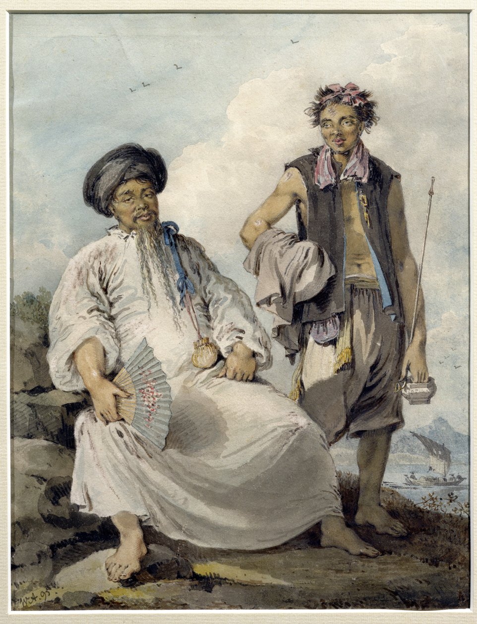 Mandarynka z rurą, 1795 (wc) autorstwa William Alexander