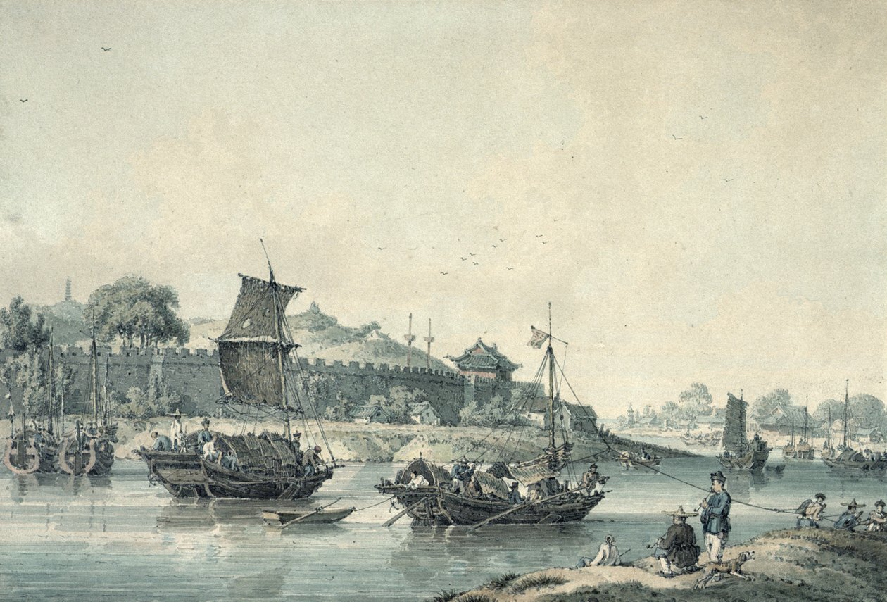 Na jednej z rzek Chin autorstwa William Alexander