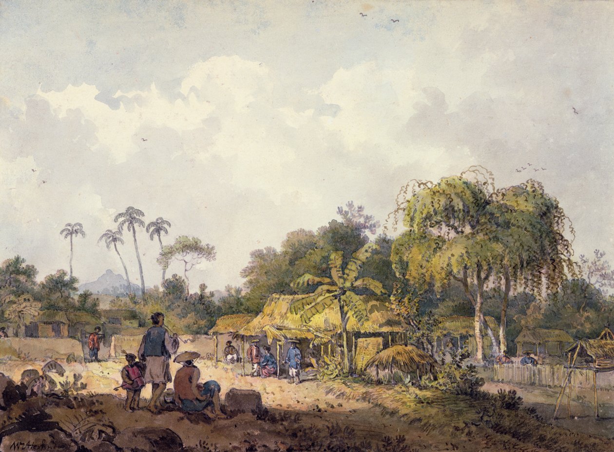 Zobacz w pobliżu Zatoki Turon, Cochin, Chiny autorstwa William Alexander