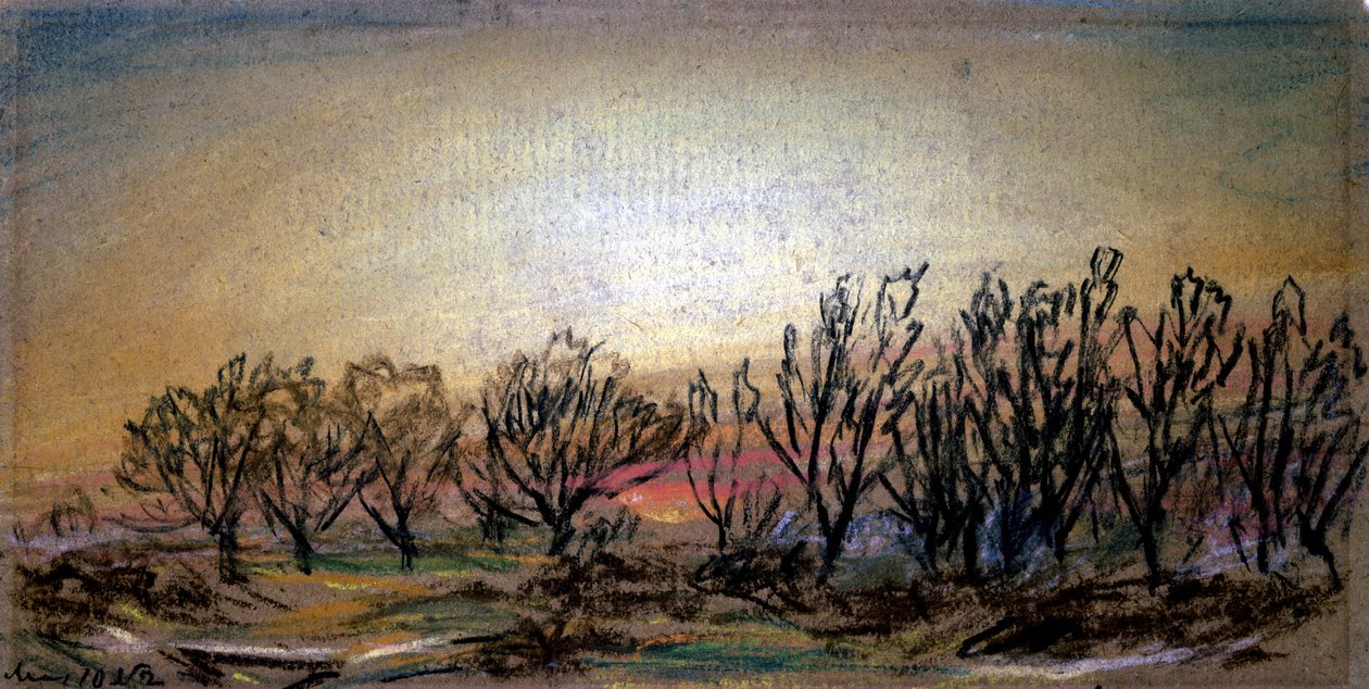 Poświata po zachodzie słońca, 10 maja 1884 r. autorstwa William Ascroft