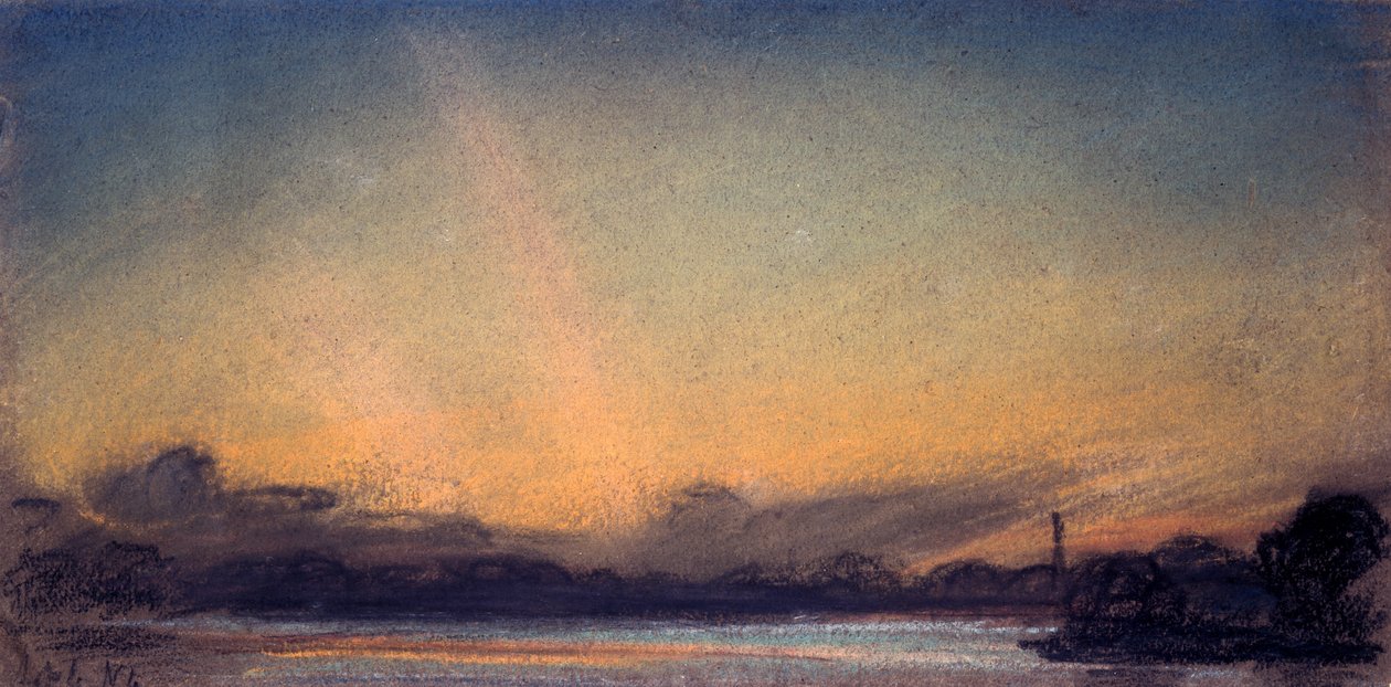 Zachód słońca, 4 września 1885 autorstwa William Ascroft
