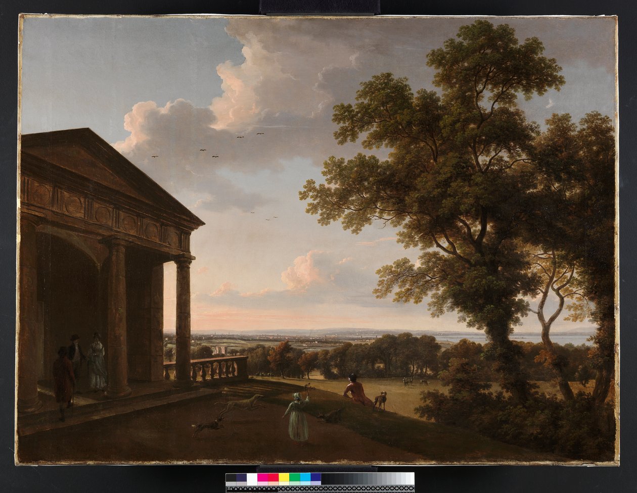 Widok w parku Mount Merrion, 1804 autorstwa William Ashford