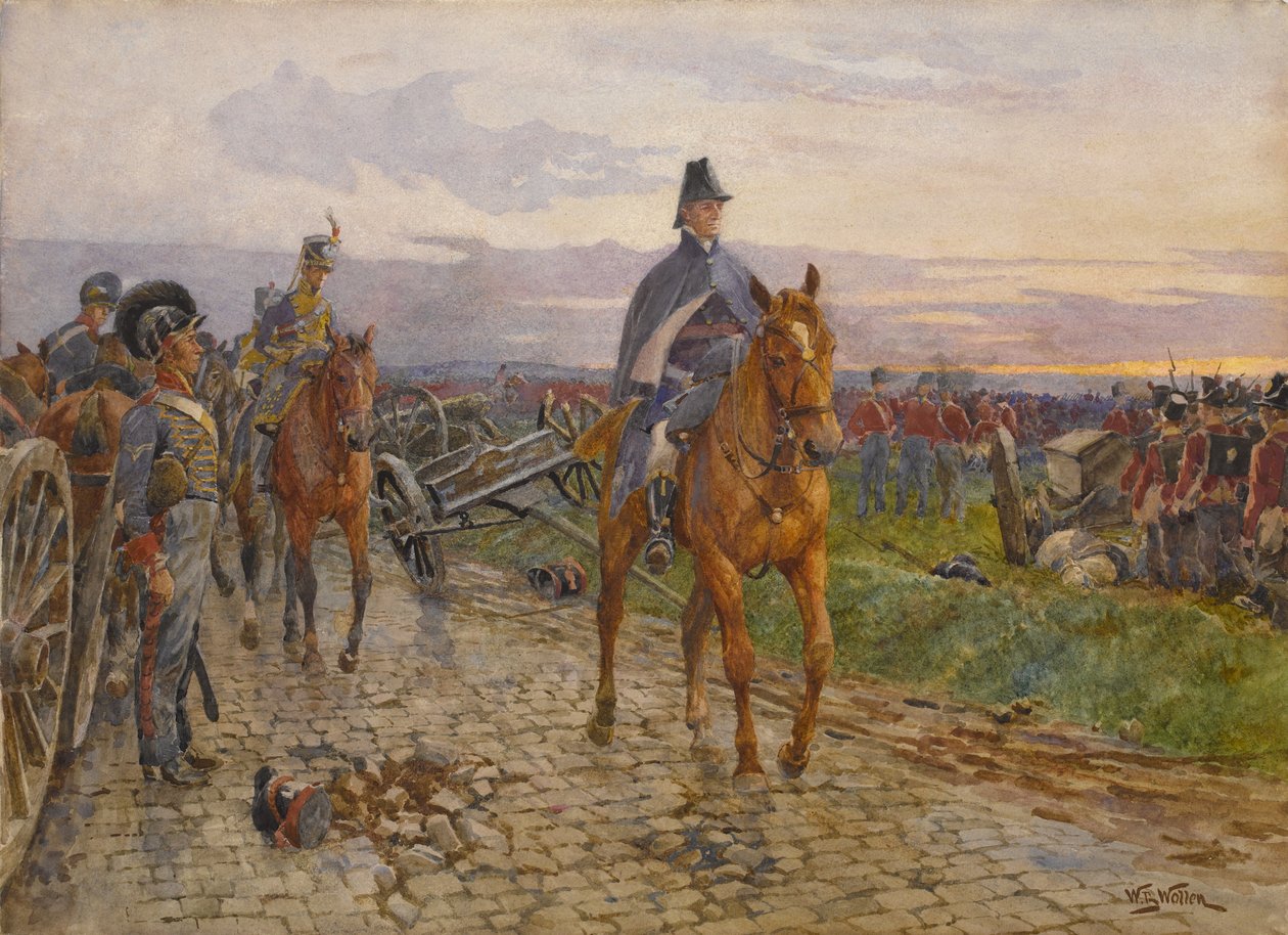 Wellington w Waterloo, 1815 autorstwa William Barnes Wollen