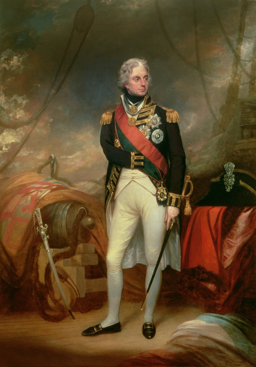 Portret Horatio, wicehrabia Nelson (1758-1805) 1801 autorstwa William Beechey