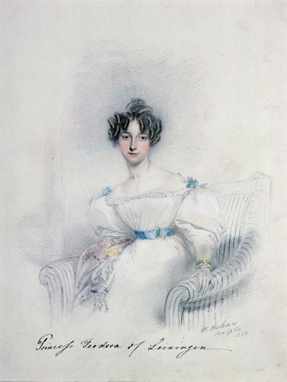 Księżniczka Anna Fiodorowna z Leiningen, XIX w. autorstwa William Behnes