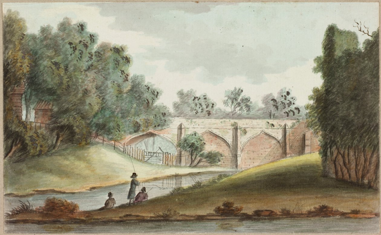 Northumberland View (ołówek i akwarela na papierze) autorstwa William Beilby