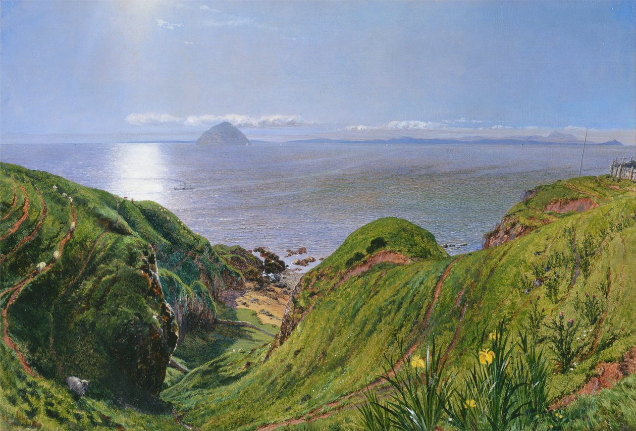 Ailsa Craig autorstwa William Bell Scott