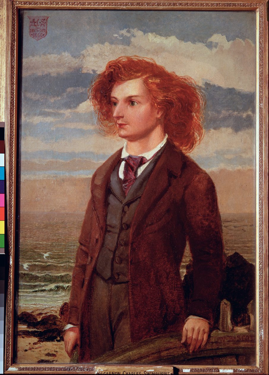 Portret Algernona Charlesa Swinburne