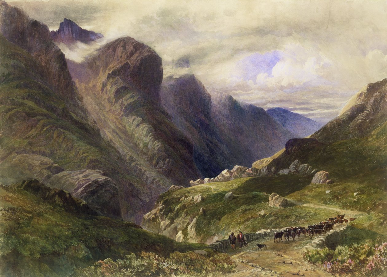 Przełęcz Glencoe, 1852 autorstwa William James Bennett