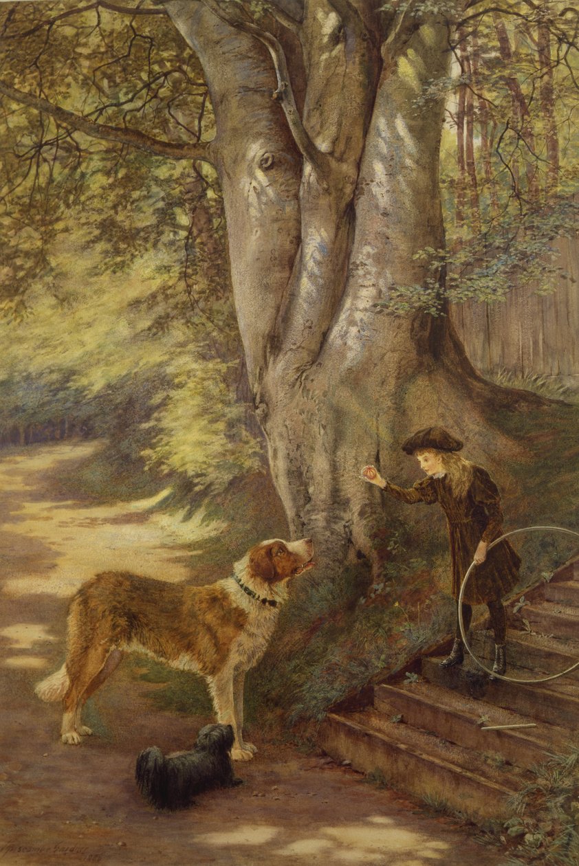 Gra w piłkę autorstwa William Biscombe Gardner