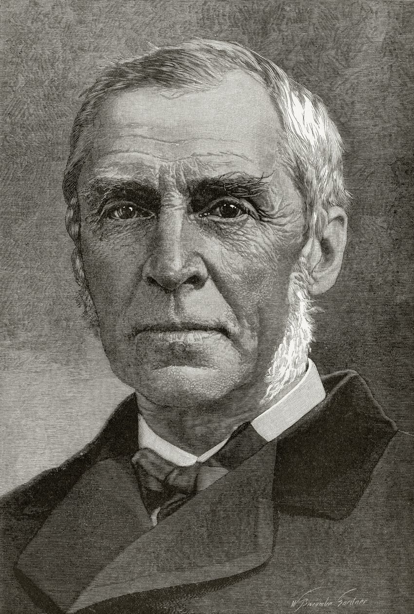 James Anthony Froude, z „The English Illustrated Magazine”, 1891-92 autorstwa William Biscombe Gardner