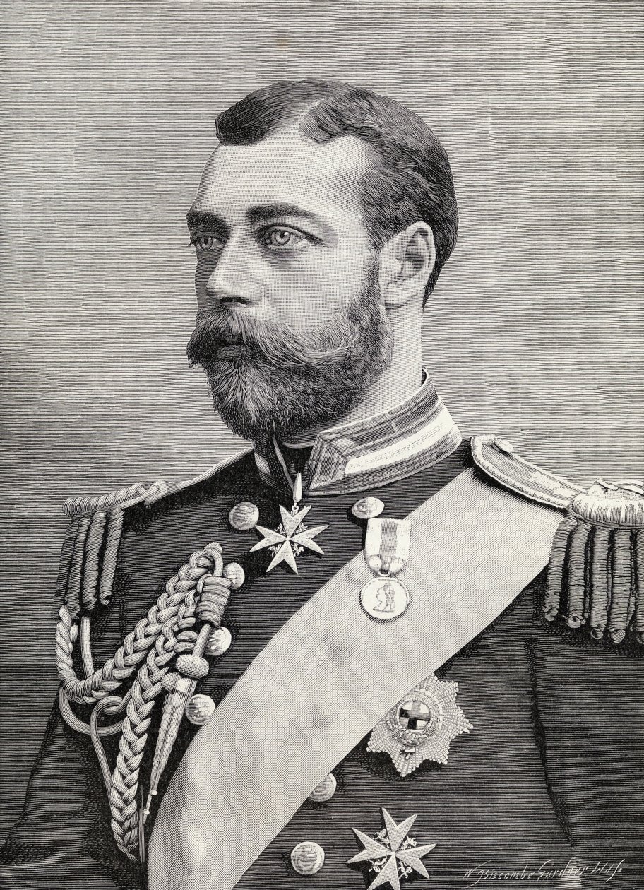 Prince George of Wales, z „The English Illustrated Magazine”, 1891-92 autorstwa William Biscombe Gardner