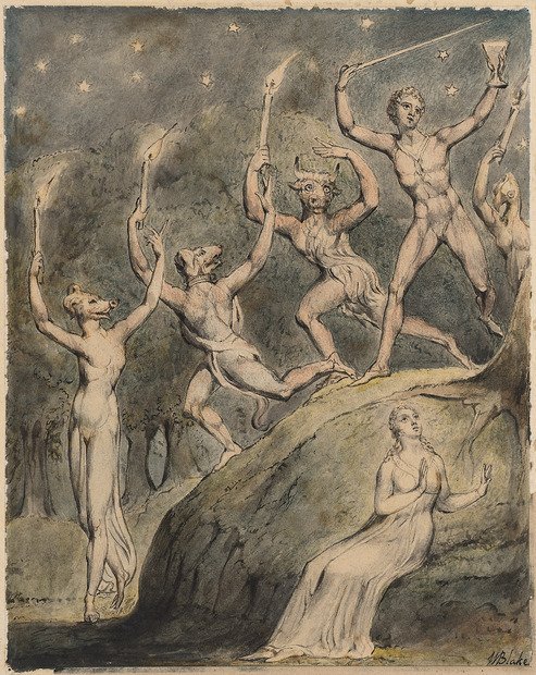 Miltons Comus autorstwa William Blake