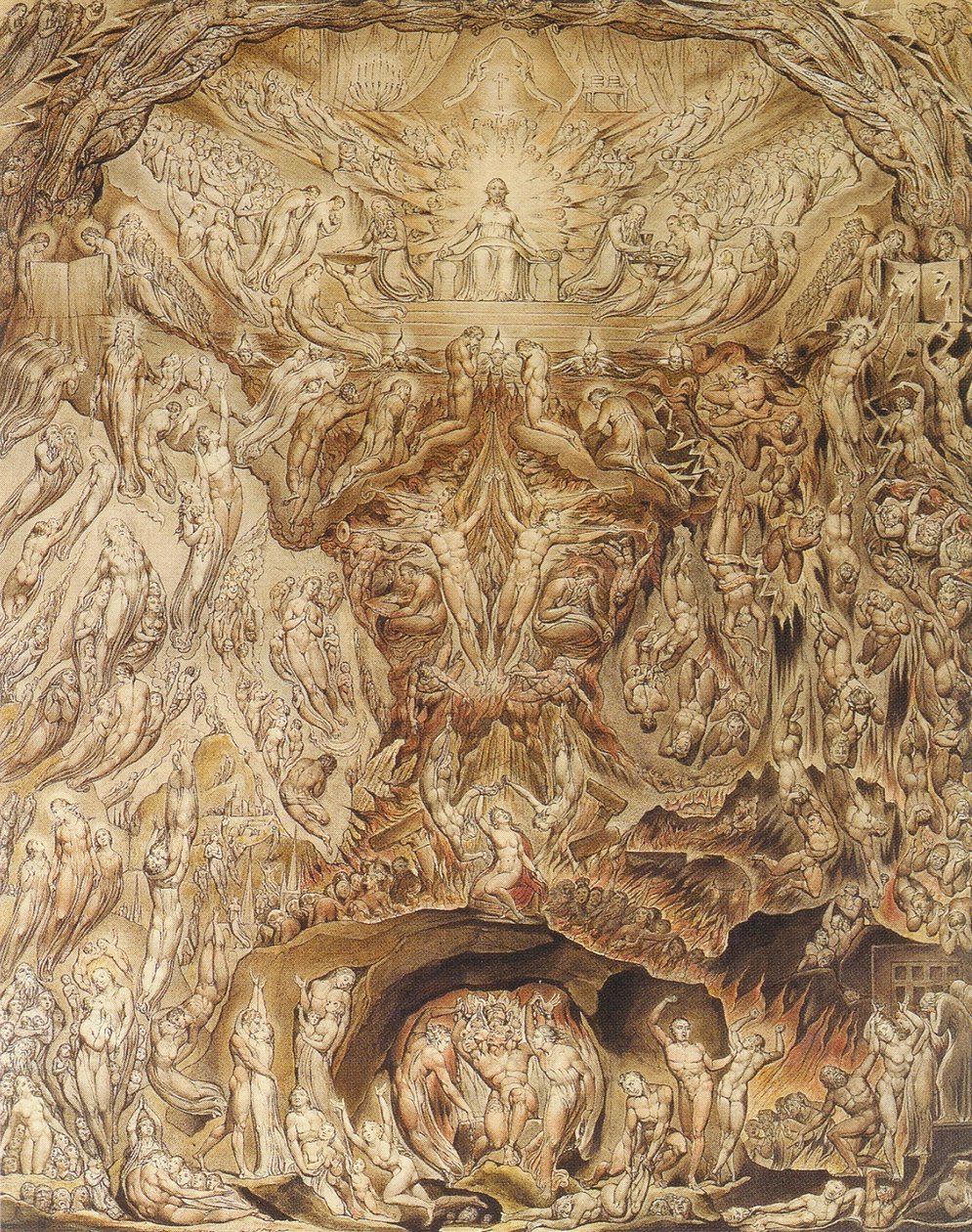 Wizja Sądu Ostatecznego autorstwa William Blake
