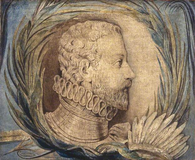 Alonso de Ercilla i Zúñiga autorstwa William Blake