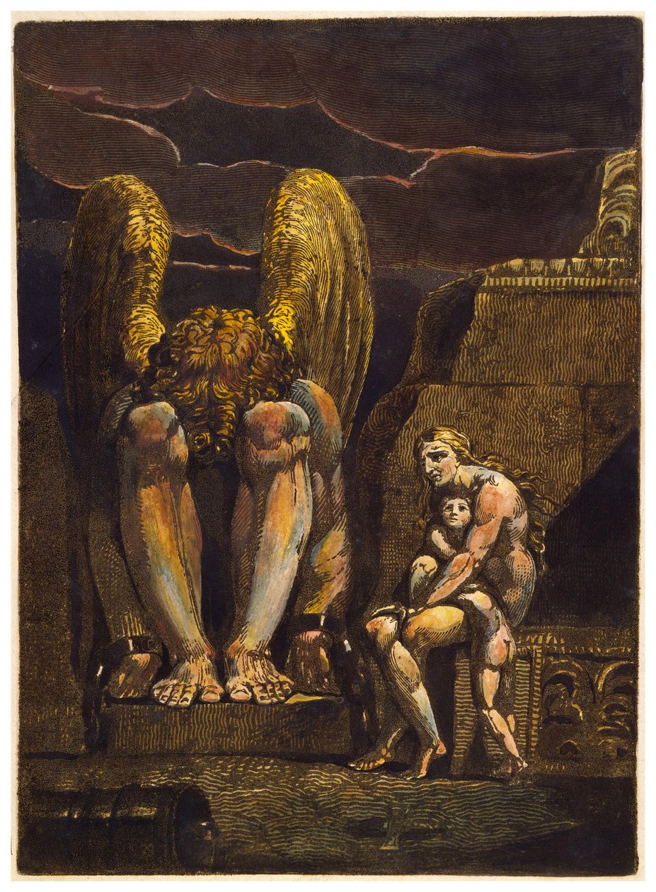 Ameryko proroctwo skopiuj talerz autorstwa William Blake
