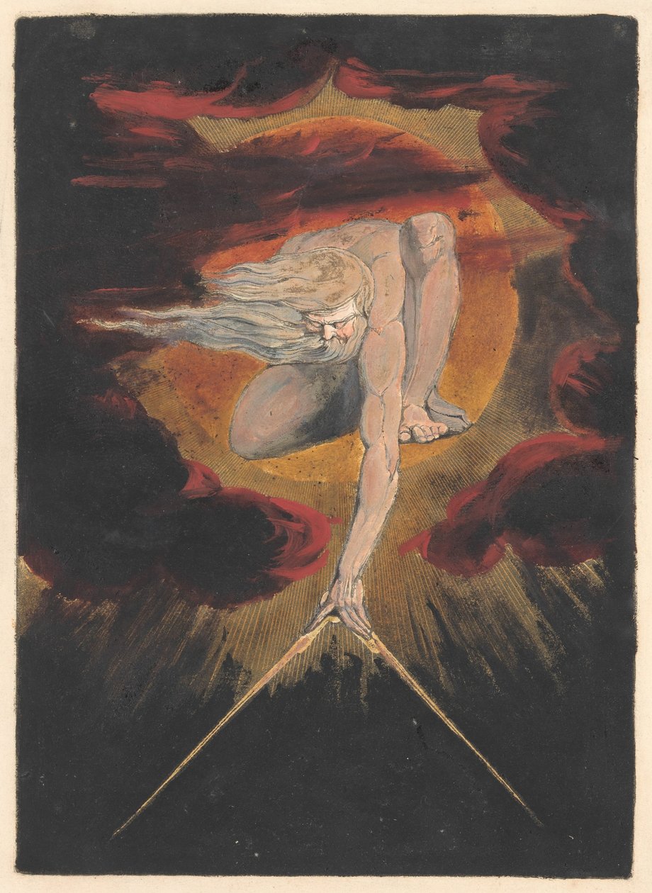 Europa. Proroctwo, płyta 1, strona tytułowa autorstwa William Blake