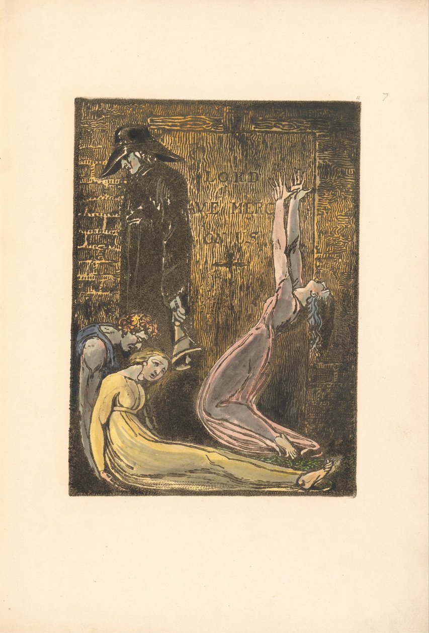 Europa. Proroctwo, płyta 13 Bentley 10 autorstwa William Blake