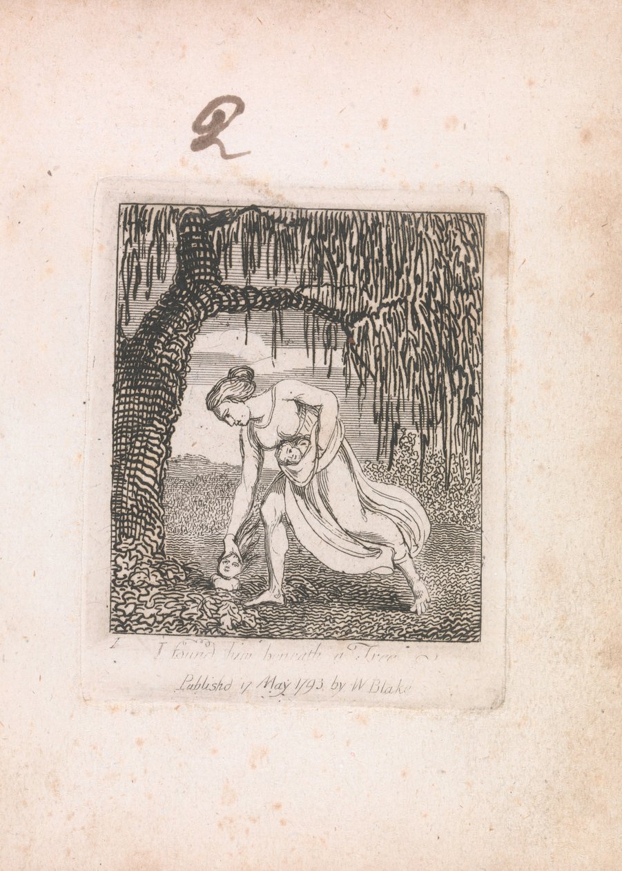 Dla dzieci. Bramy raju, płyta 3, znalazłem go pod drzewem autorstwa William Blake