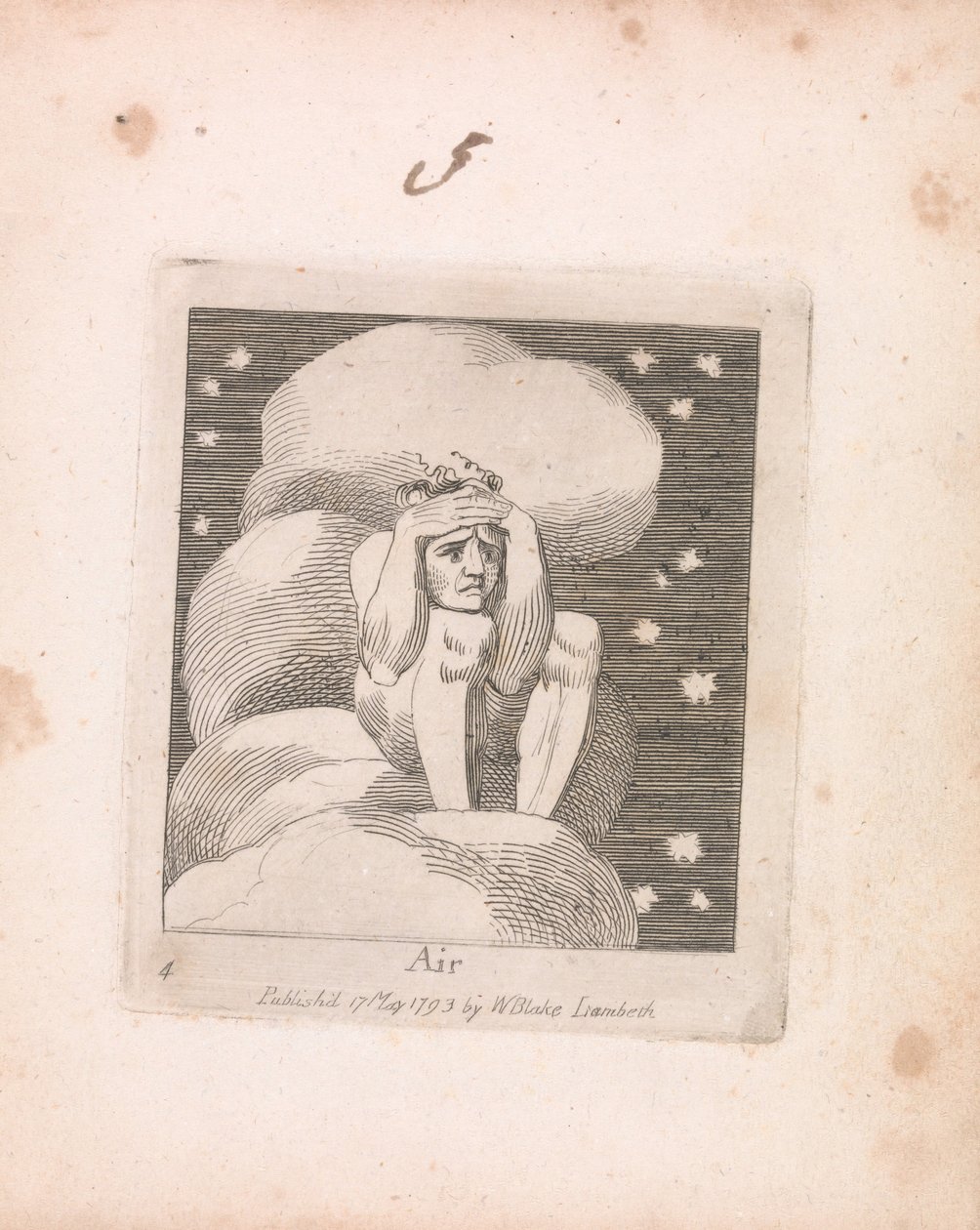 Dla dzieci. Bramy Raju, tabl. 6, autorstwa William Blake