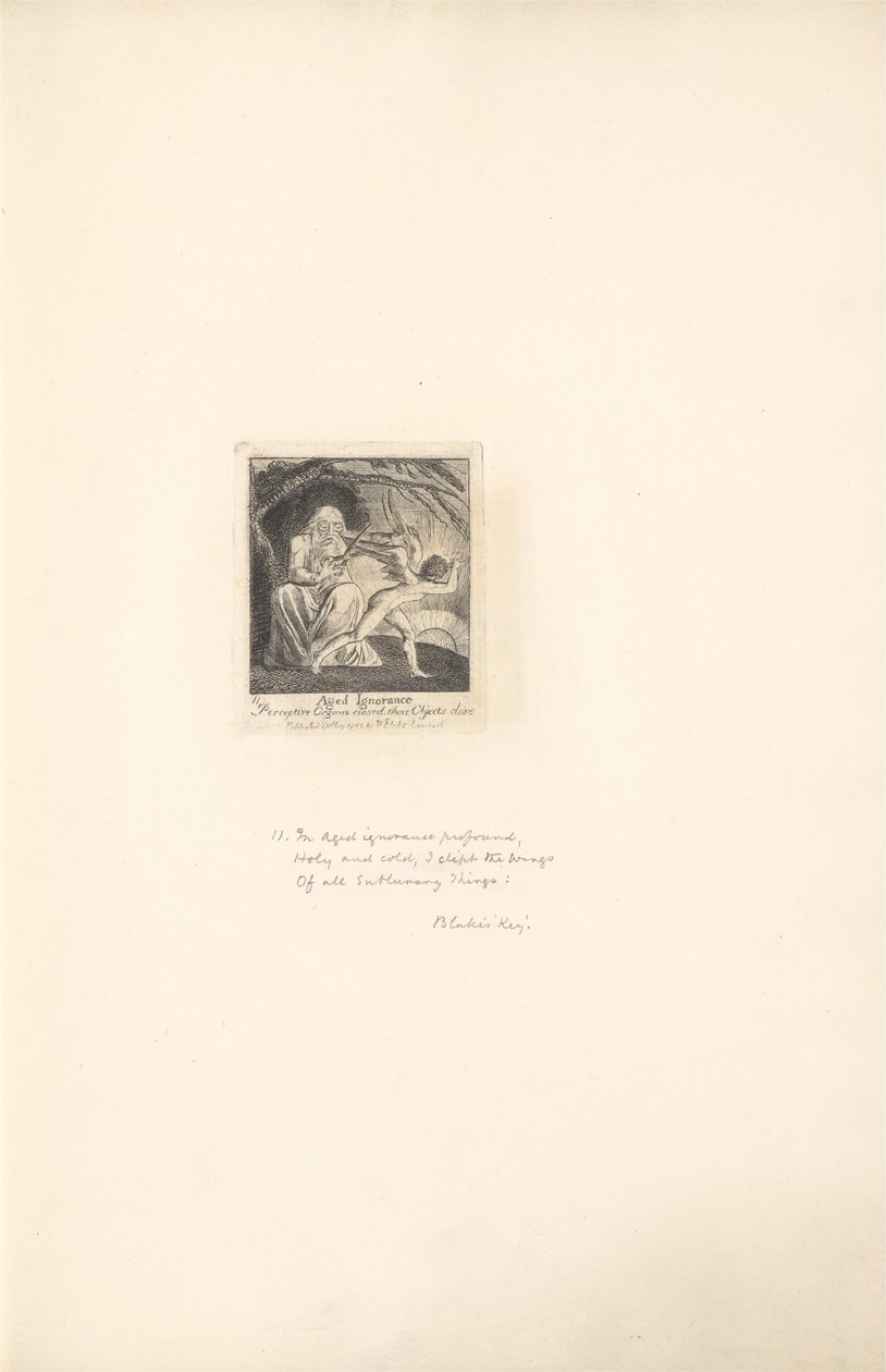Dla płci - Bramy raju, ilustracja 13, Wiekowa ignorancja autorstwa William Blake