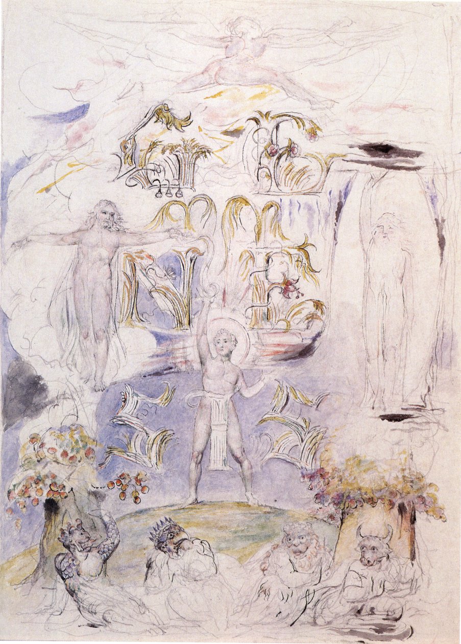 Geneza autorstwa William Blake