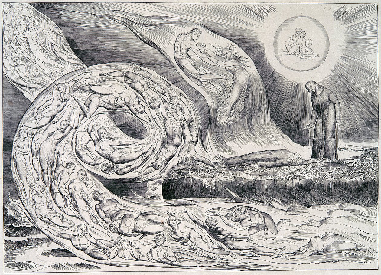 Ilustracje Dantego autorstwa William Blake