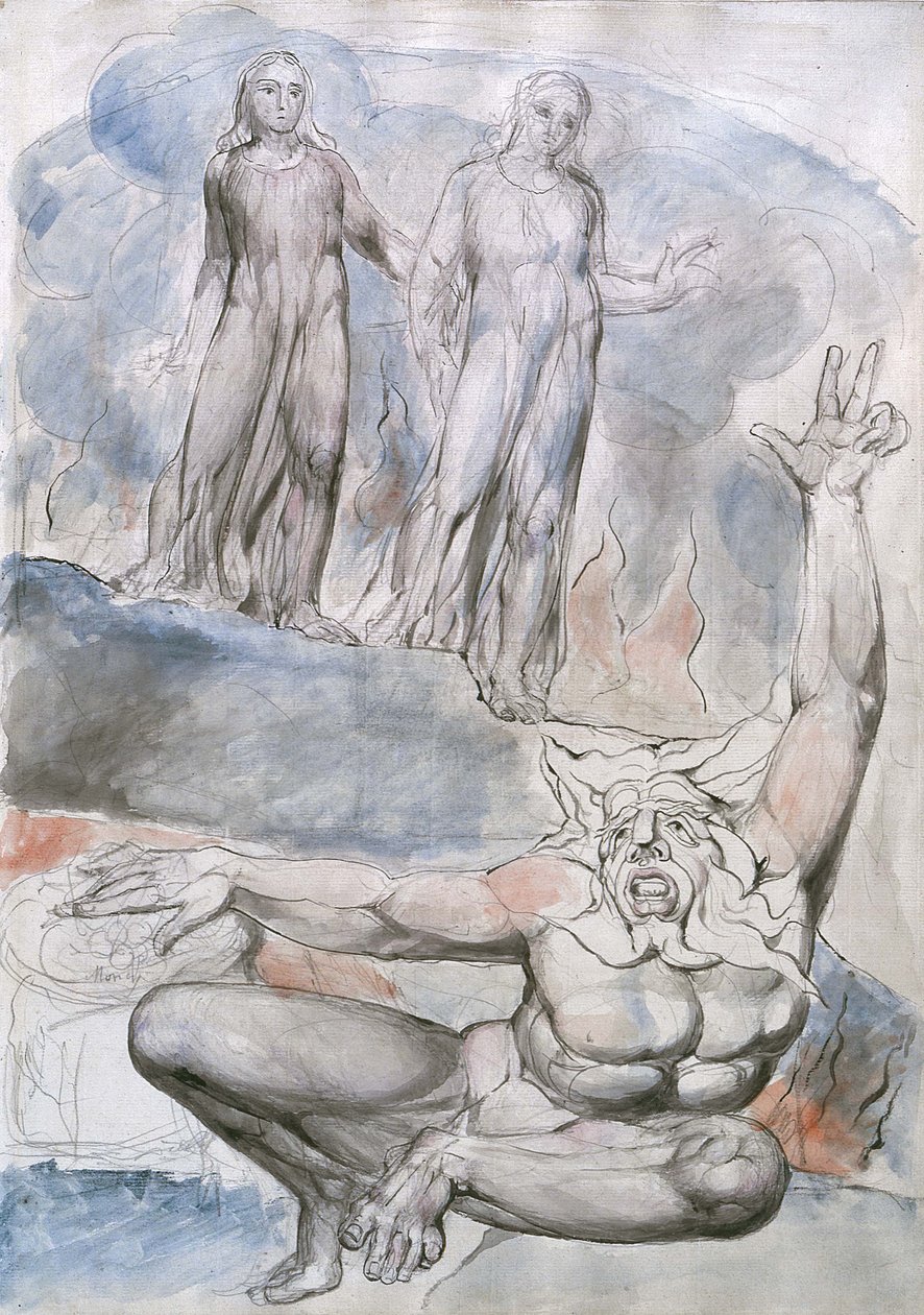 Ilustracje do Dantes Divine autorstwa William Blake