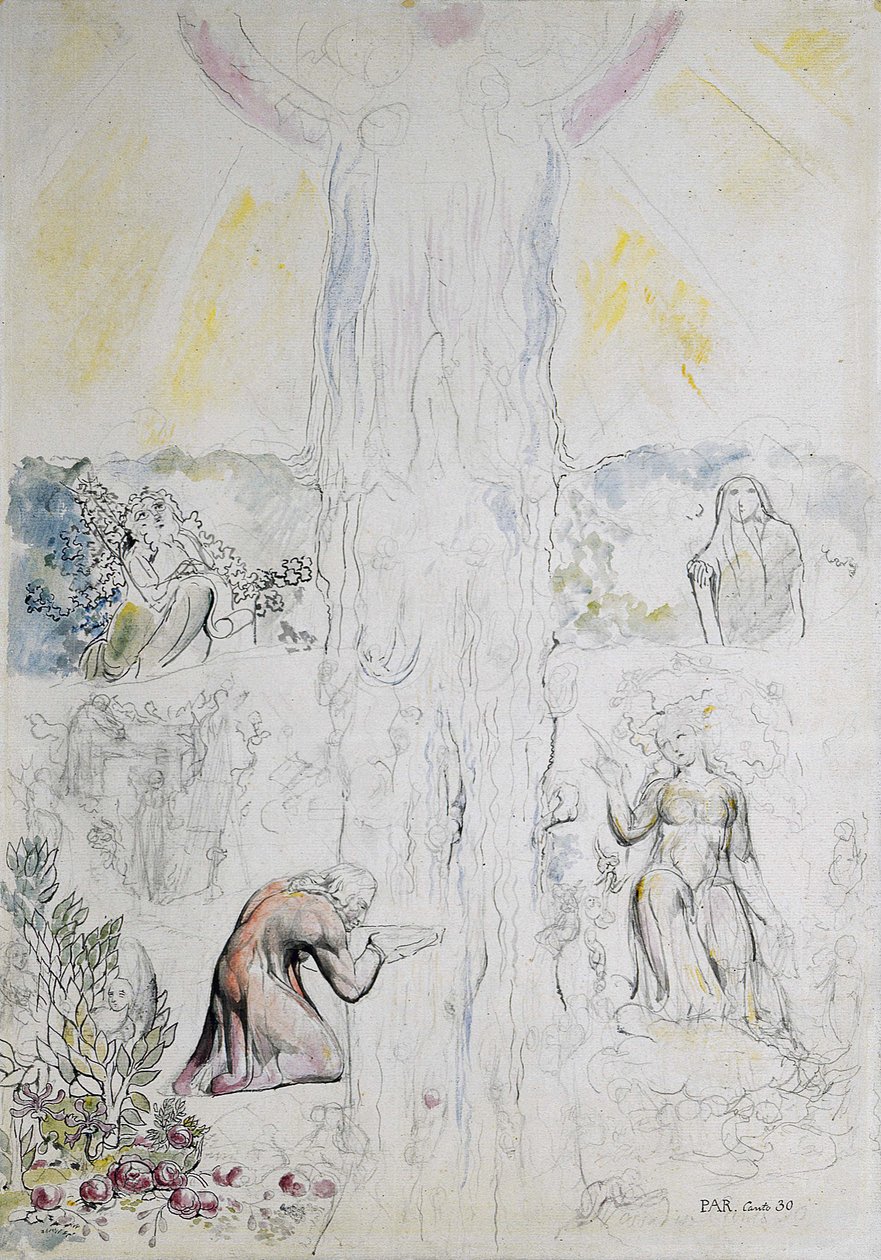Ilustracje do Dantes Divine autorstwa William Blake
