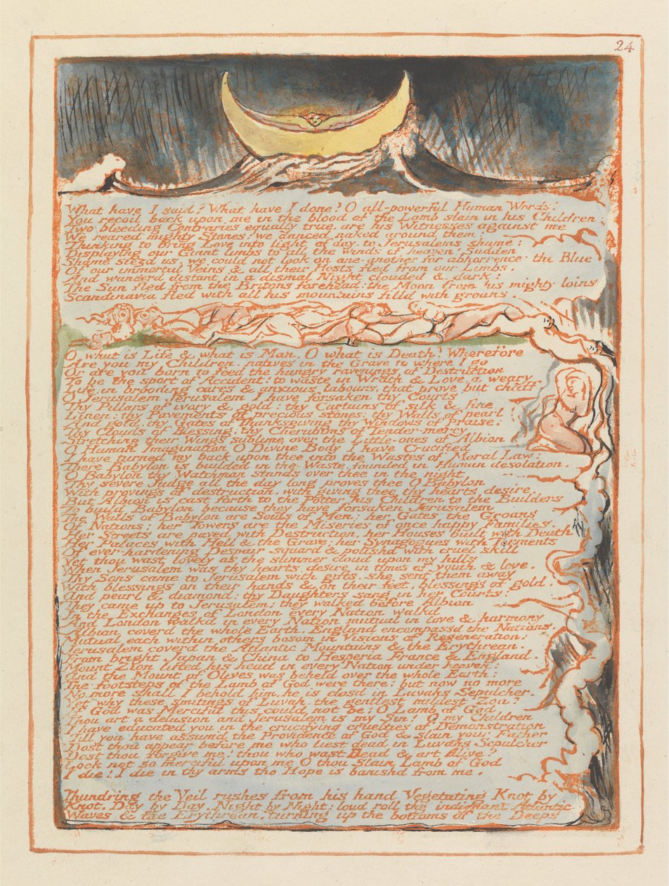 Jerozolima, Tablica 24, autorstwa William Blake