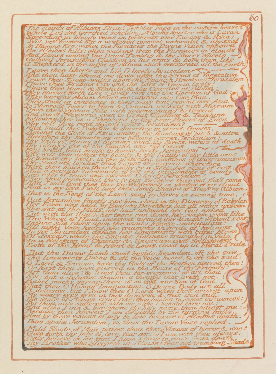 Jerozolima, Tablica 60, autorstwa William Blake