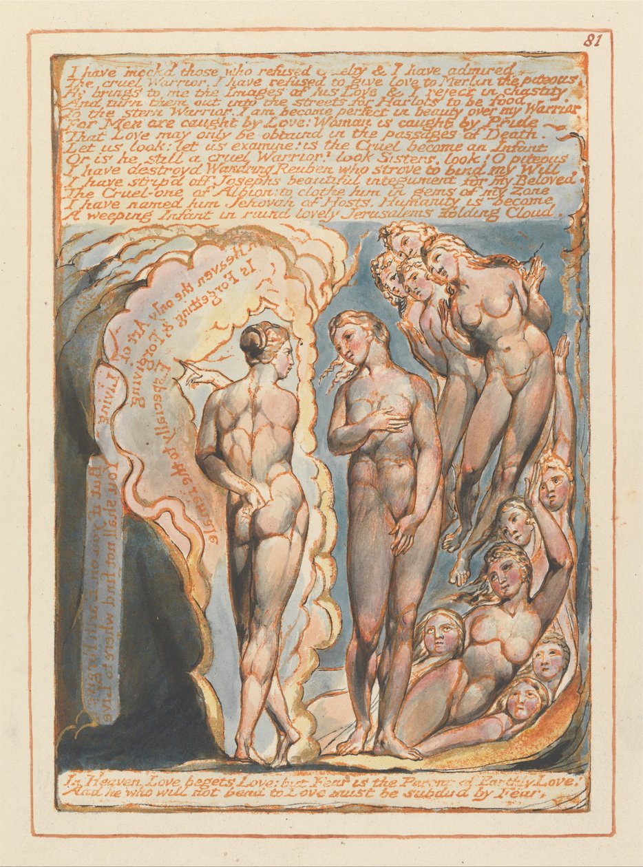 Jerozolima, tablica 81, kpiłem z nich... autorstwa William Blake